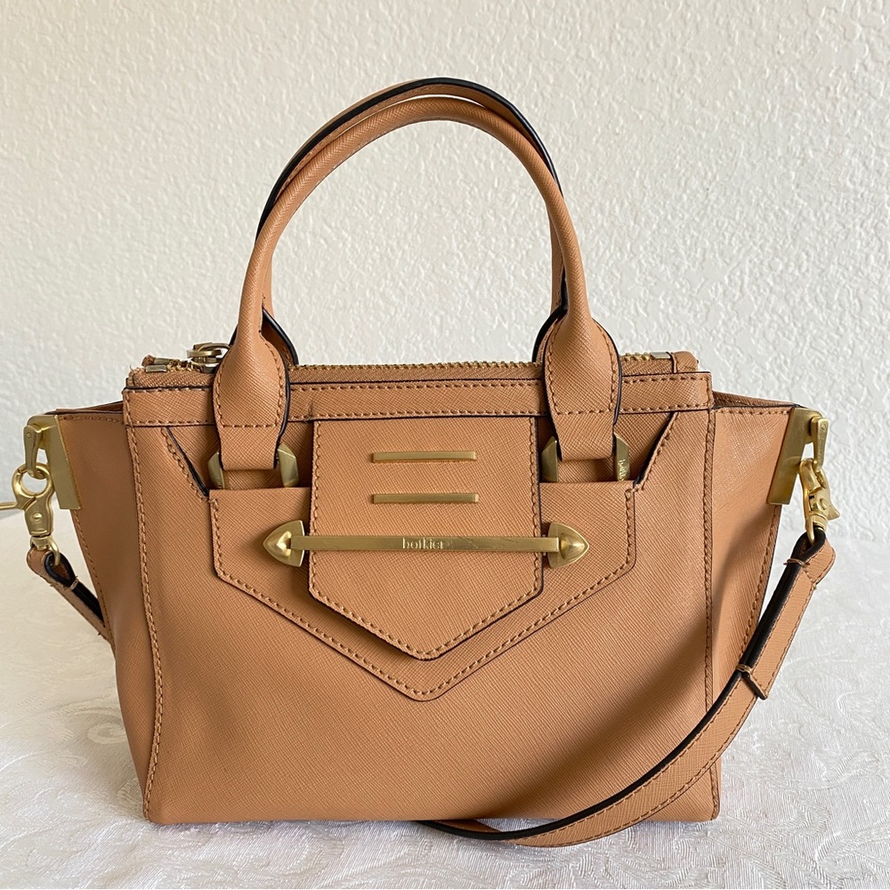 Botkier brown Front pocket 2 way small Bag